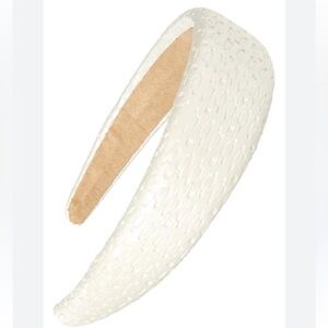 Tasha NIB BOTEGA HEADBAND IN IVORY